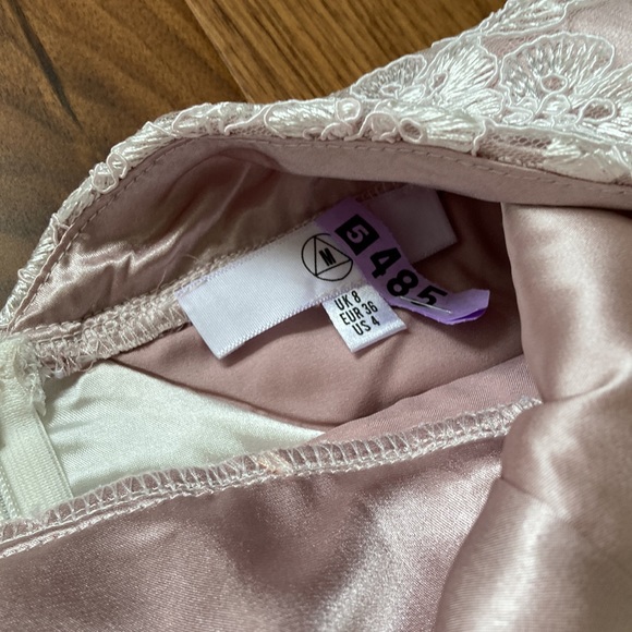 White High Neck / Halter Lace Wedding Maxi Dress - Picture 9 of 10